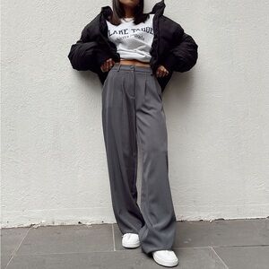 Princess Polly Archer Pants in Slate